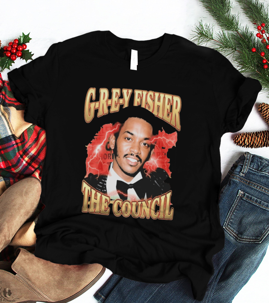 G REY Fisher The Council T-Shirt