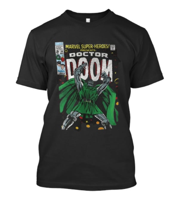 Marvel Super Heroes Presents Doctor Doom Comic Cover T-Shirt