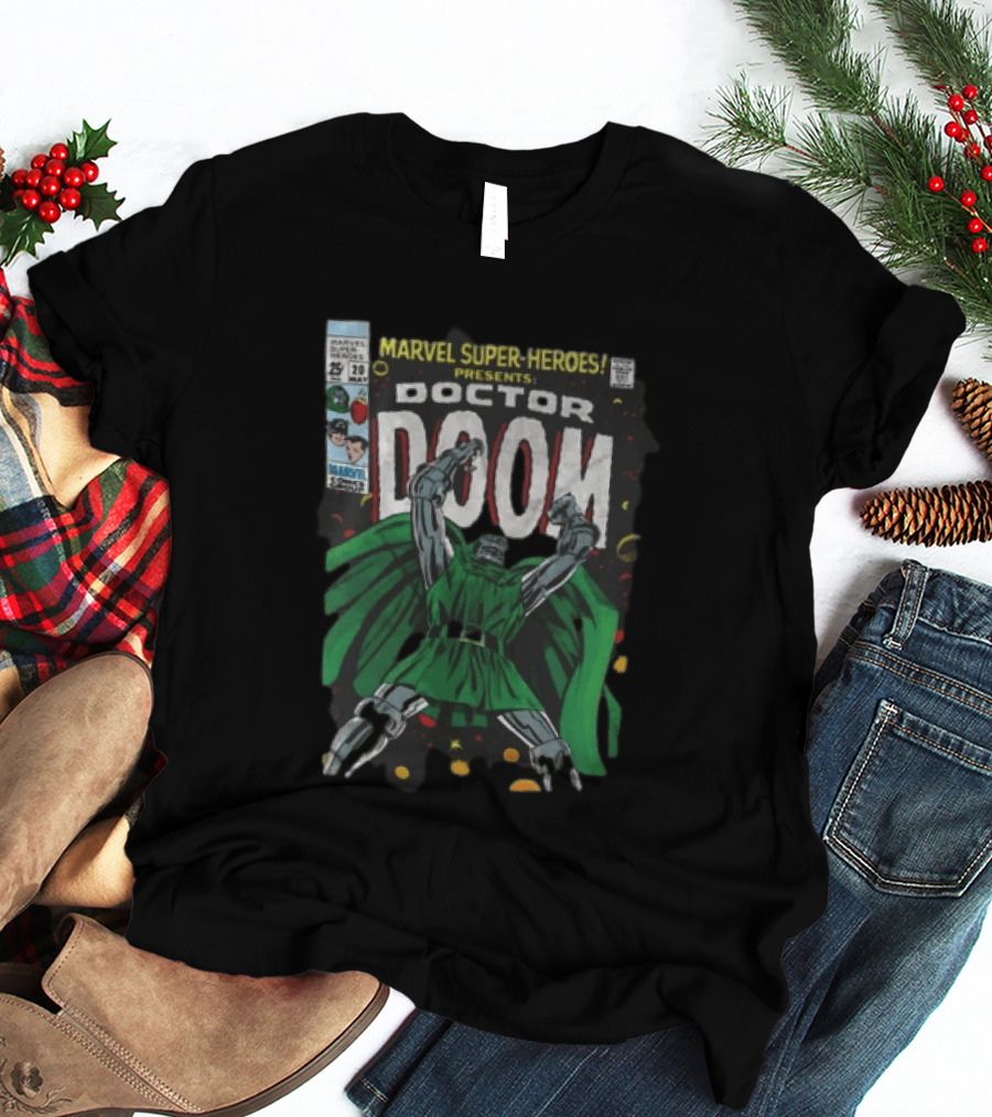 Marvel Super Heroes Presents Doctor Doom Comic Cover T-Shirt