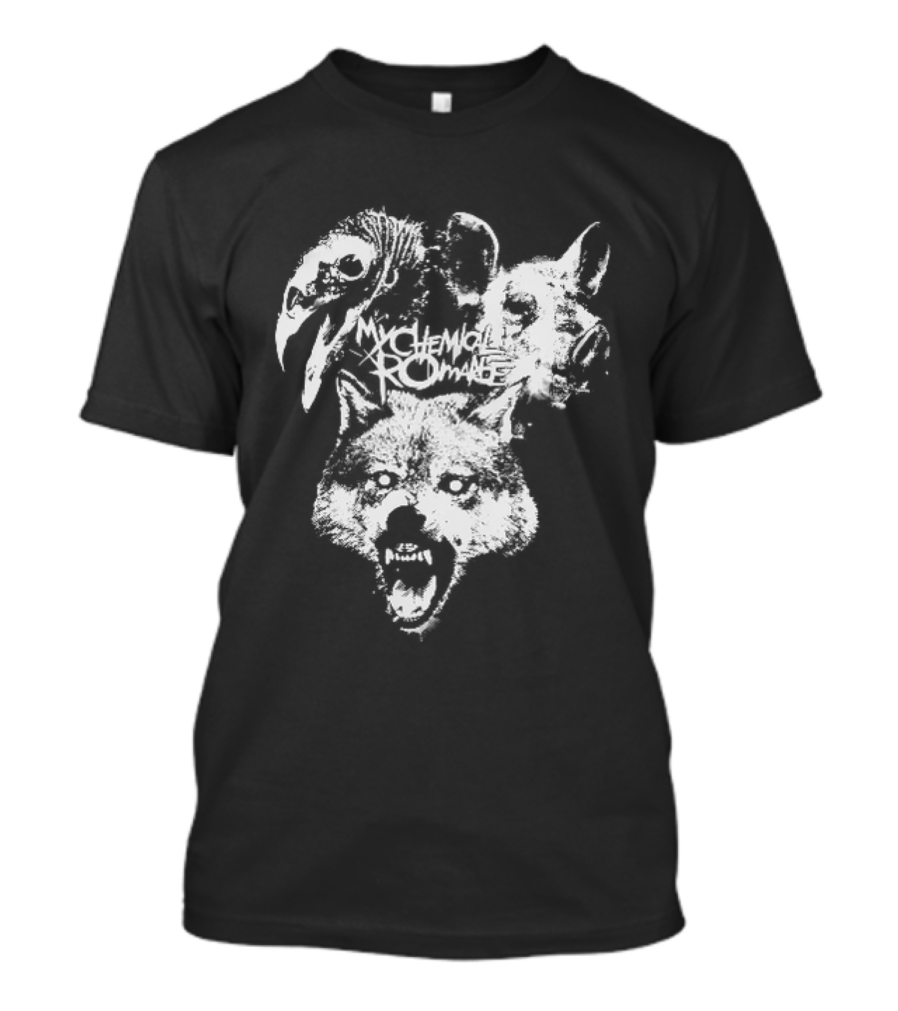 MCR Washington 2026 Tour Mask Animal Faces T-Shirt