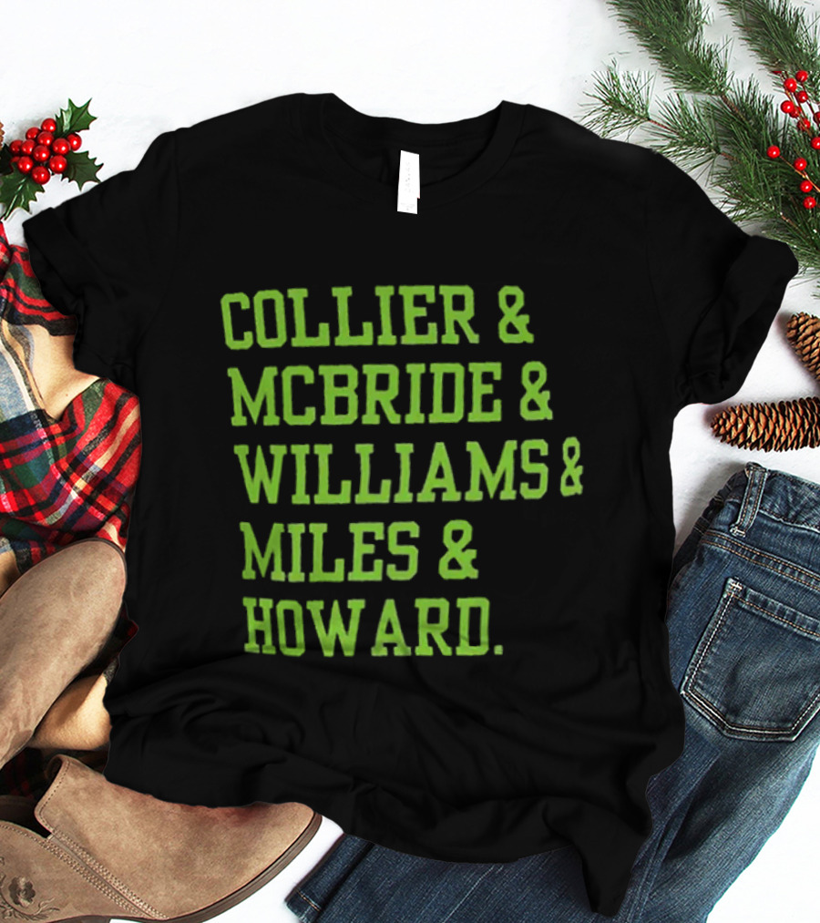 Collier McBride Williams Miles Howard Minnesota Lynx WNBA Players T-Shirt