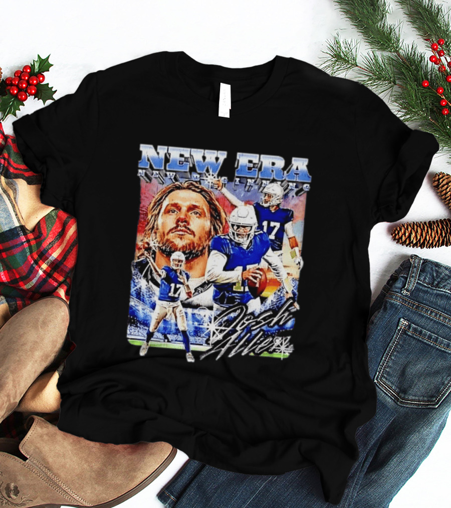 New Era Josh Allen Football Quarterback Action Number 17 Montage T-Shirt