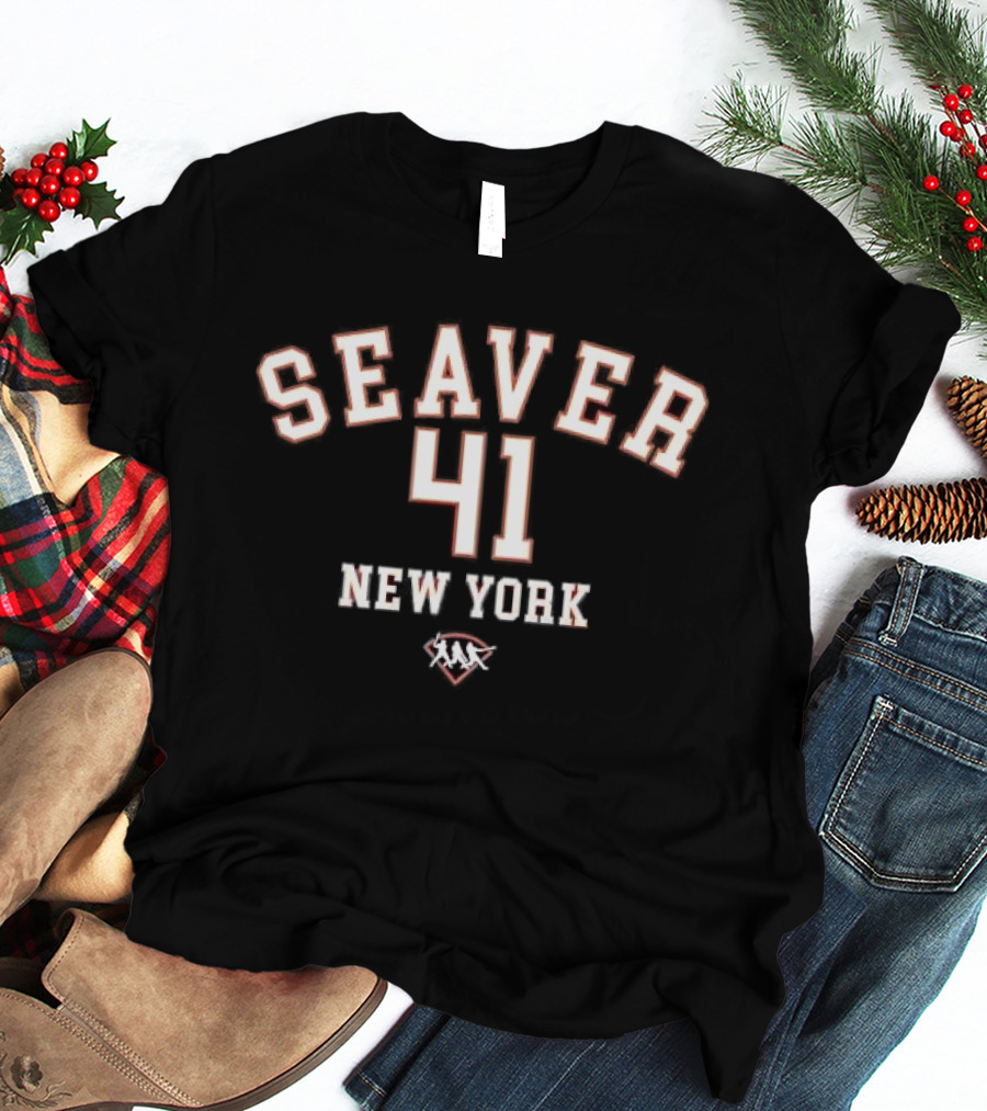 Seaver 41 New York Mets Baseball Diamond Batters T-Shirt