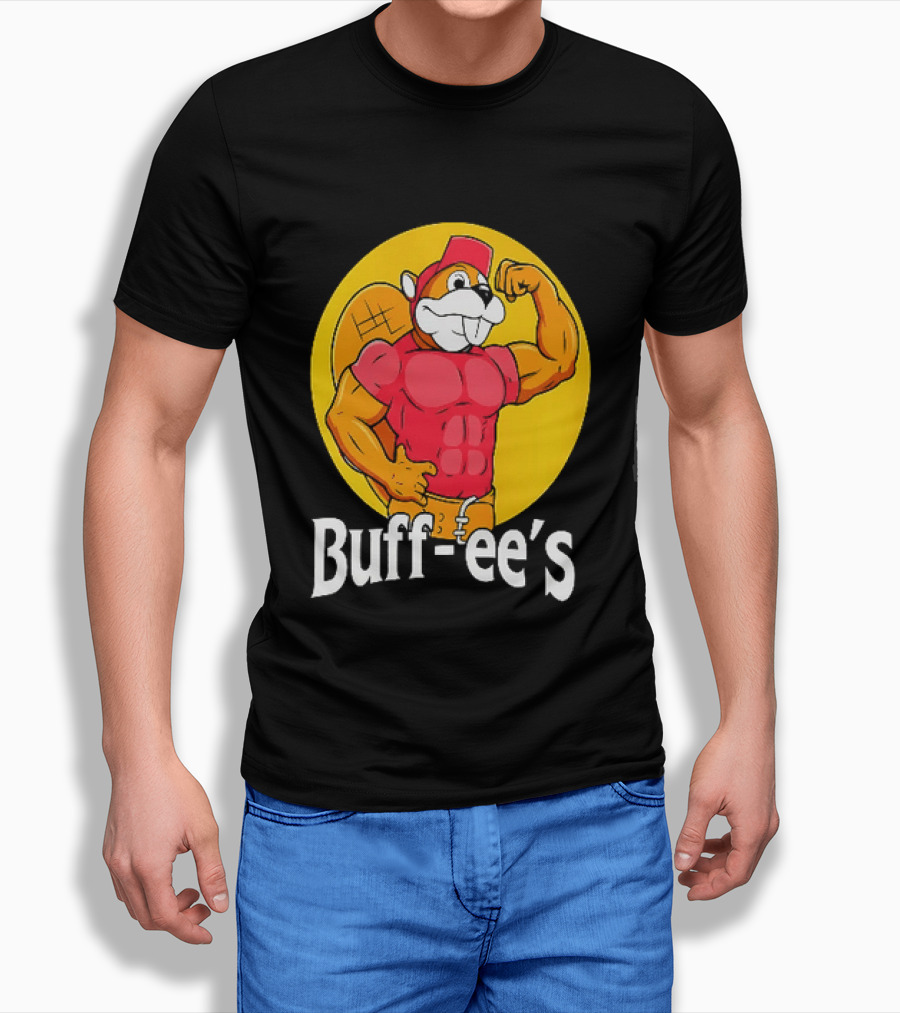 Buff Ee's Muscle Buc Ee's Beaver Fitness T-Shirt