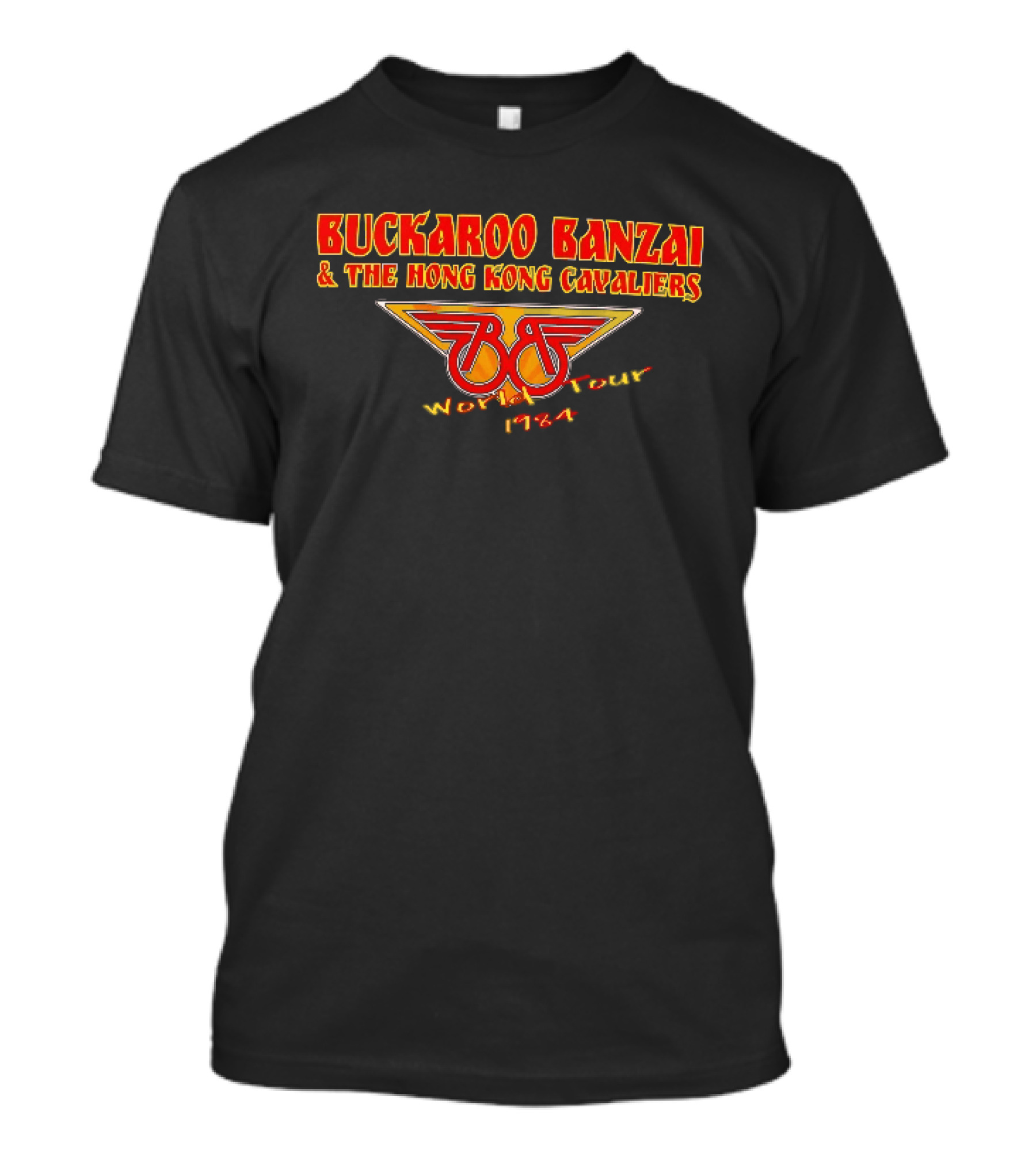 Buckaroo Banzai And The Hong Kong Cavaliers World Tour 1984 Retro BB Wings T-Shirt