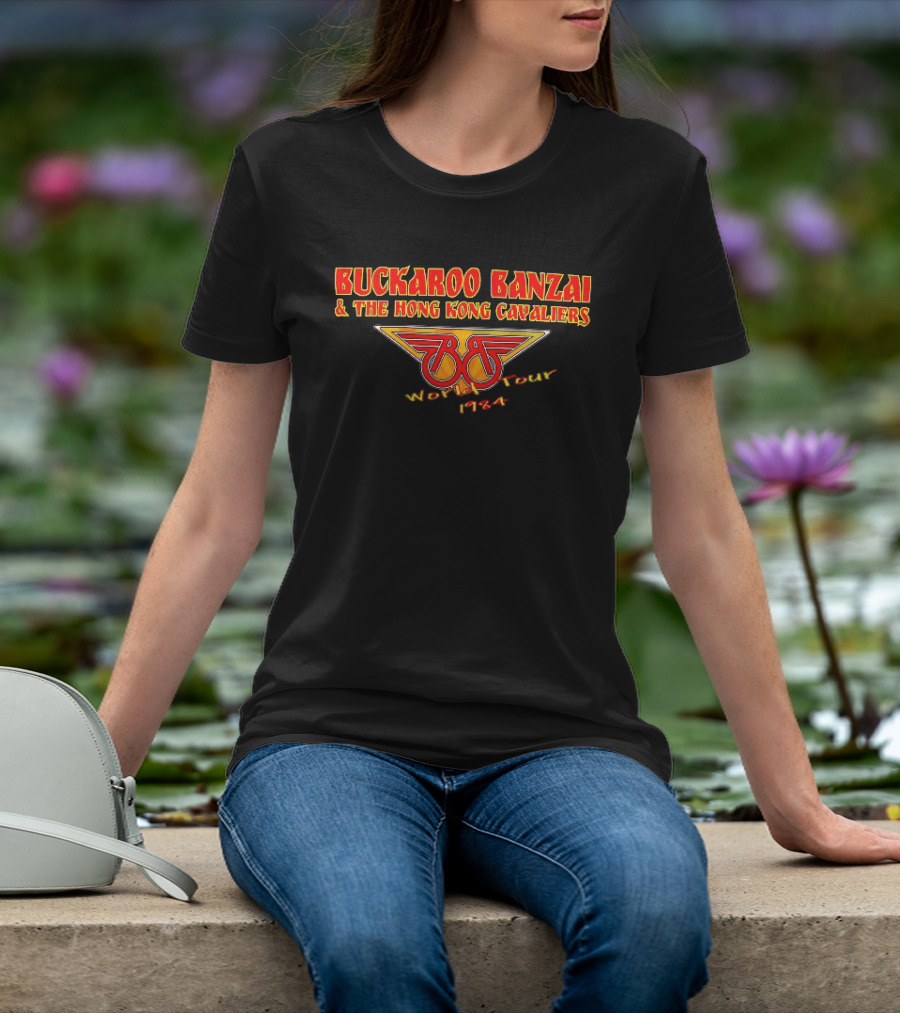 Buckaroo Banzai And The Hong Kong Cavaliers World Tour 1984 Retro BB Wings T-Shirt