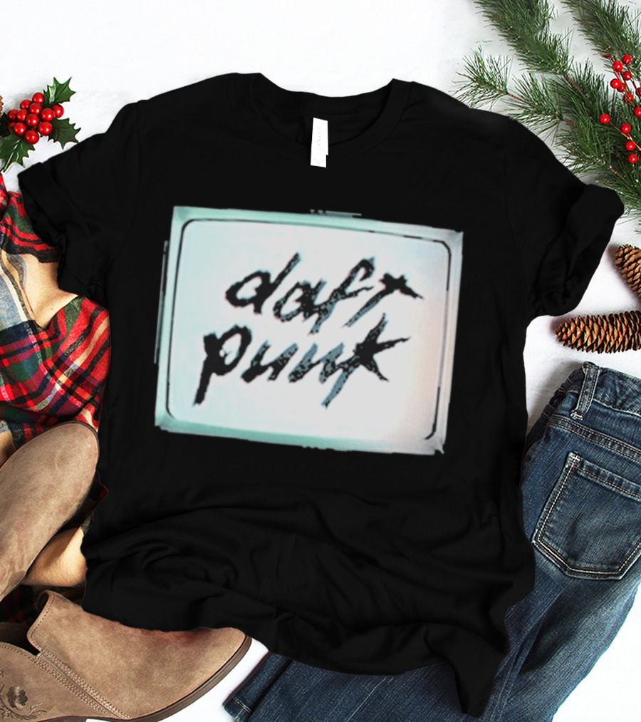 Daft Punk Human After All Vintage Television T-Shirt