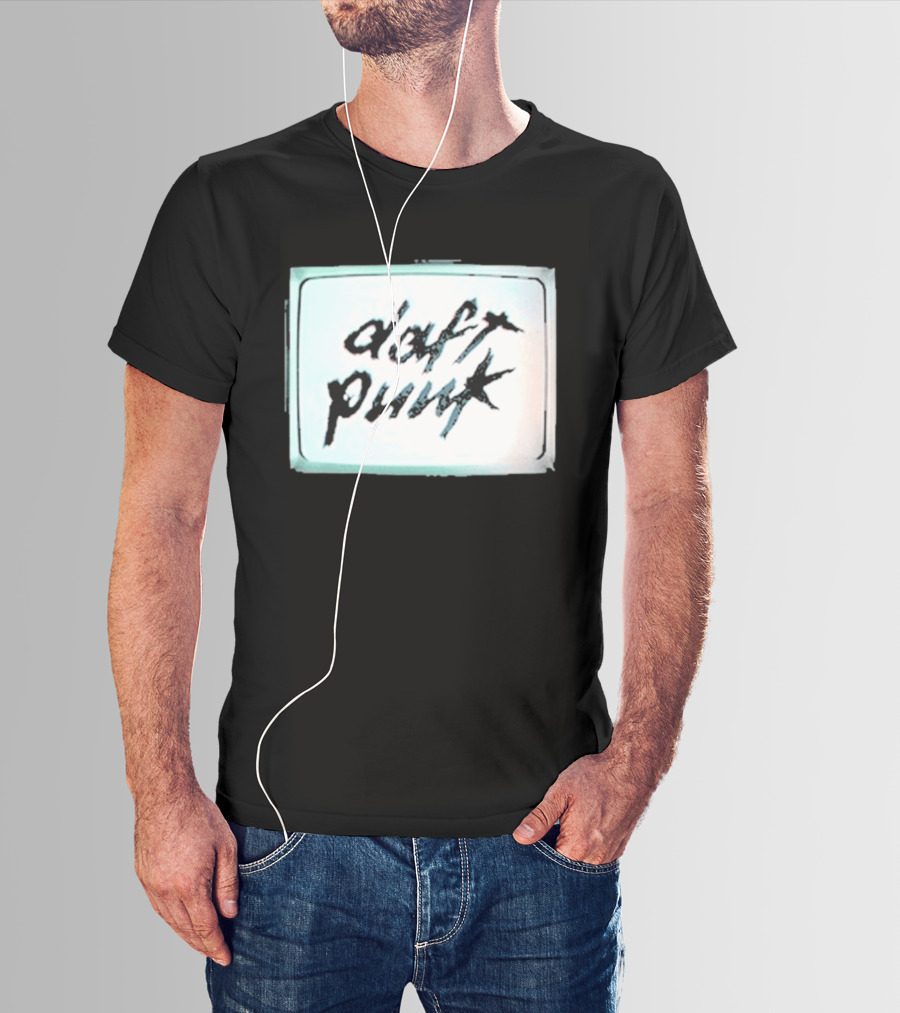 Daft Punk Human After All Vintage Television T-Shirt
