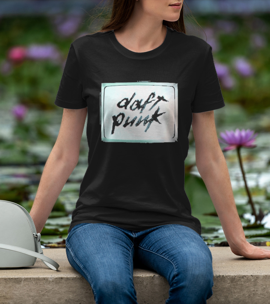 Daft Punk Human After All Vintage Television T-Shirt