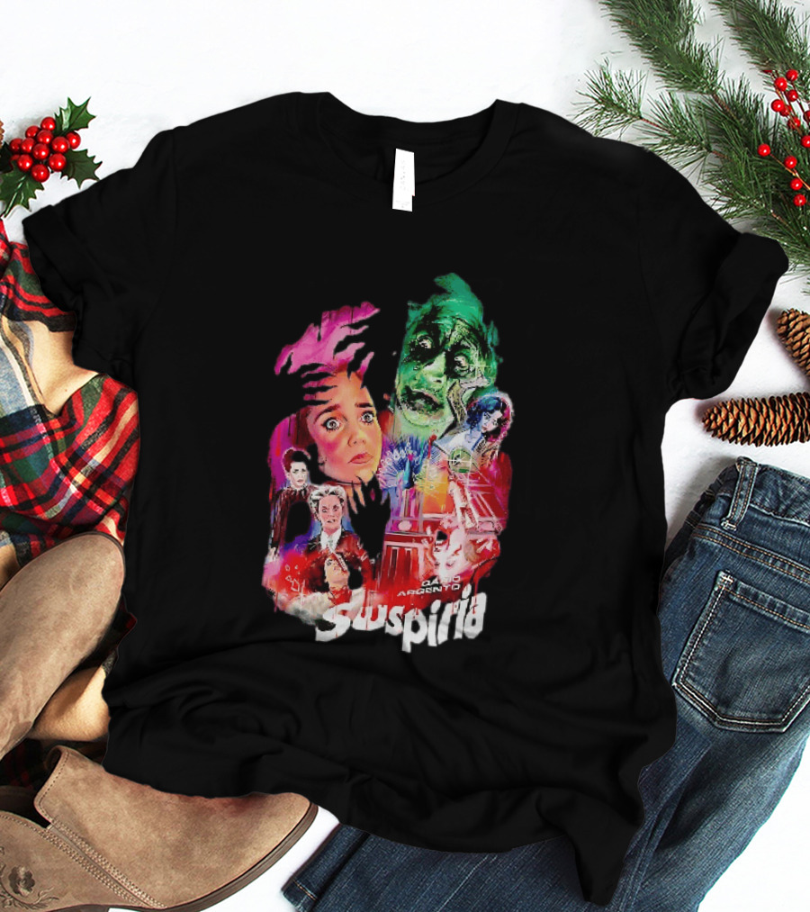 Suspiria Dario Argento Horror Collage Death Is Coming For You T-Shirt