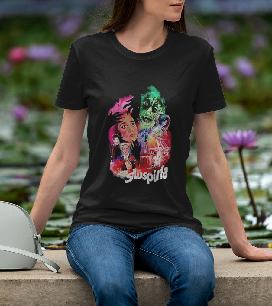 Suspiria Dario Argento Horror Collage Death Is Coming For You T-Shirt