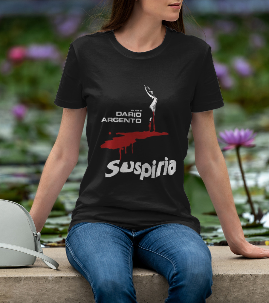 Dario Argento Suspiria Horror Classic Red Drip T-Shirt