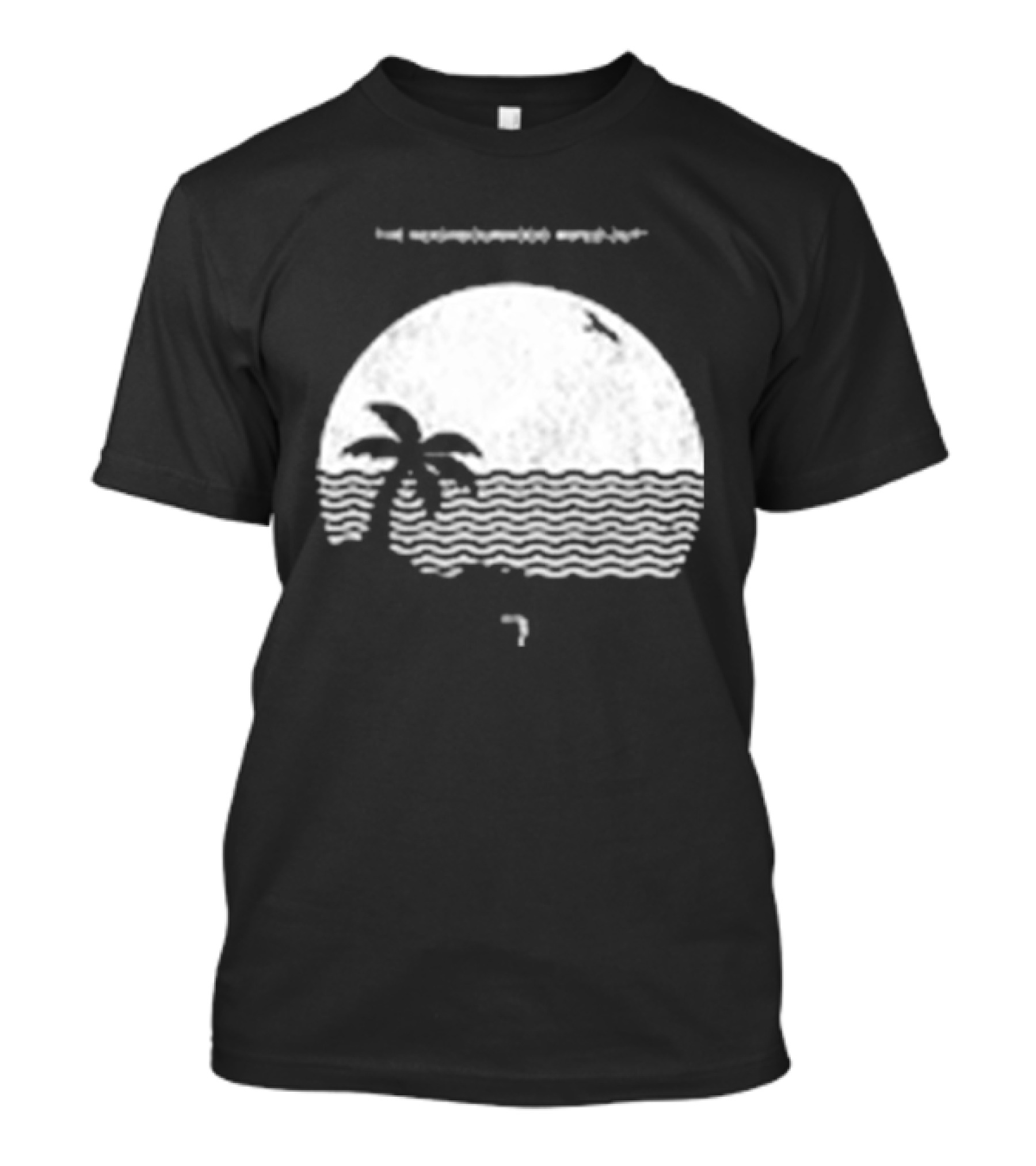 The Neighbourhood Wiped Out Album Palm Tree Beach Scene T-Shirt