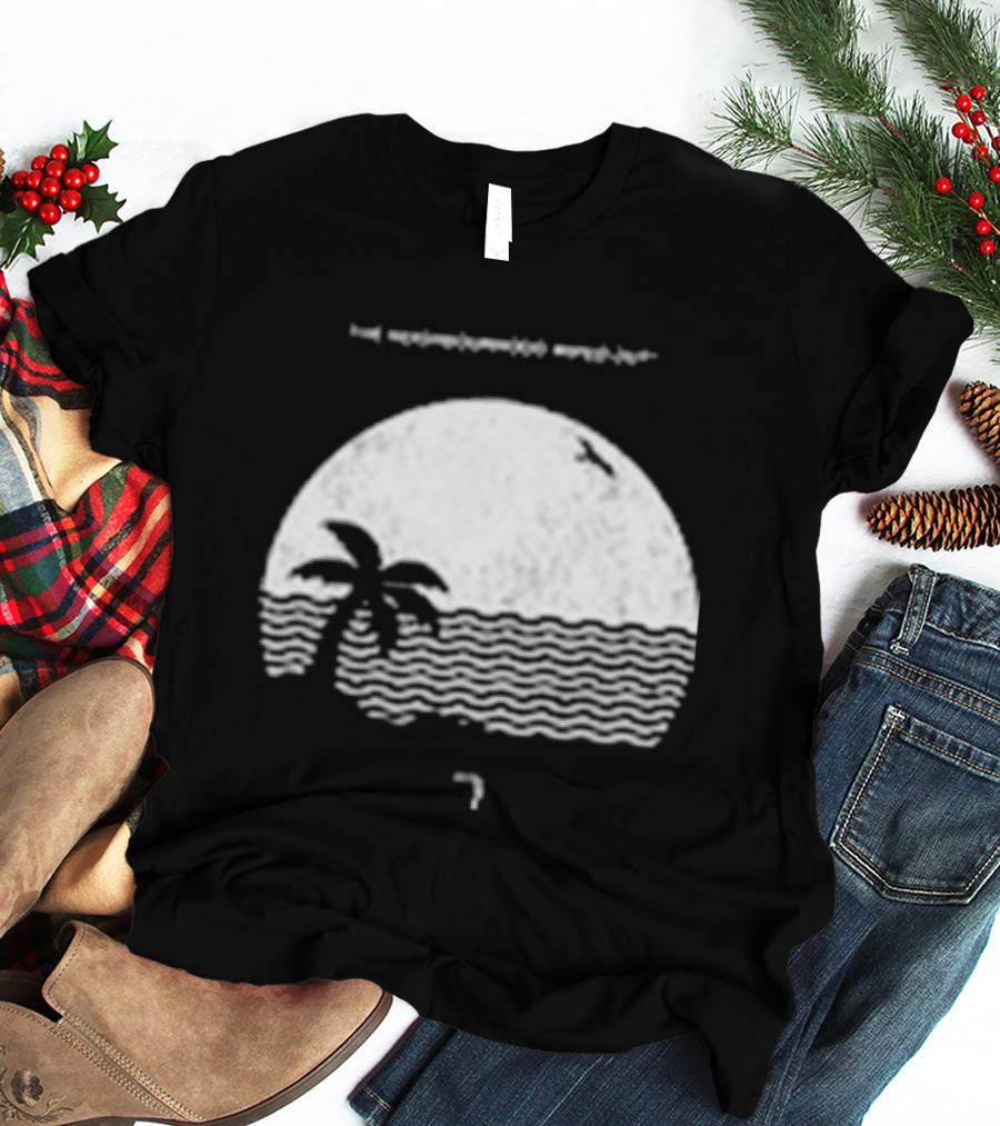 The Neighbourhood Wiped Out Album Palm Tree Beach Scene T-Shirt
