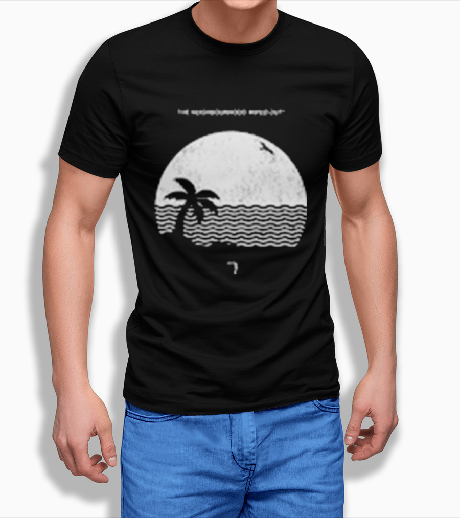 The Neighbourhood Wiped Out Album Palm Tree Beach Scene T-Shirt