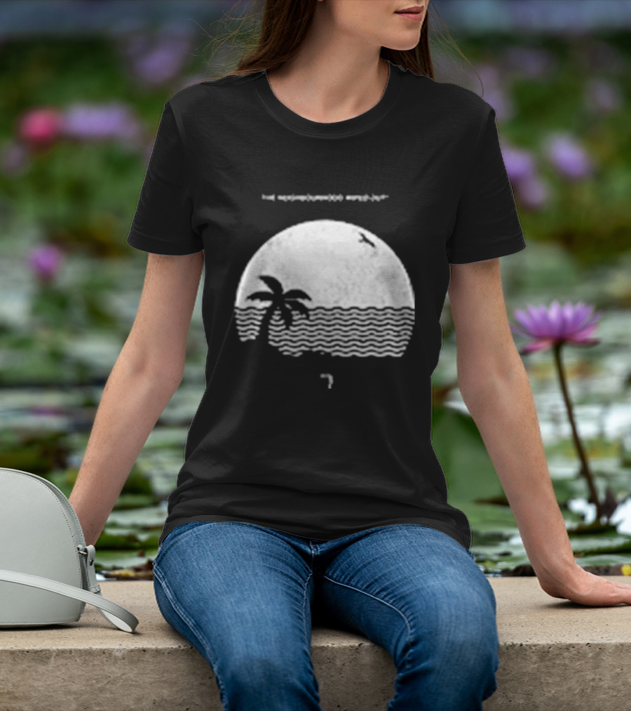 The Neighbourhood Wiped Out Album Palm Tree Beach Scene T-Shirt