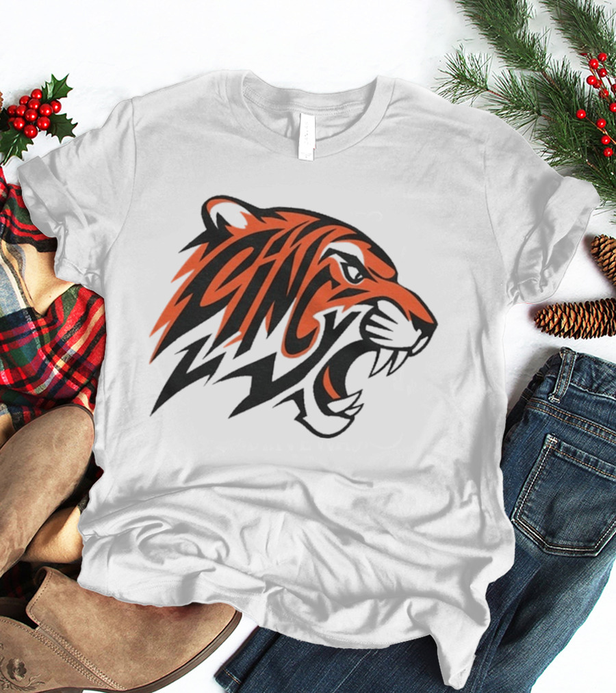 Cincy Tiger Stripes Roaring Bengal T-Shirt