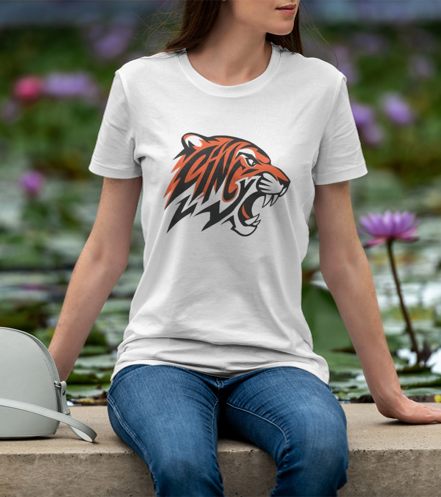 Cincy Tiger Stripes Roaring Bengal T-Shirt