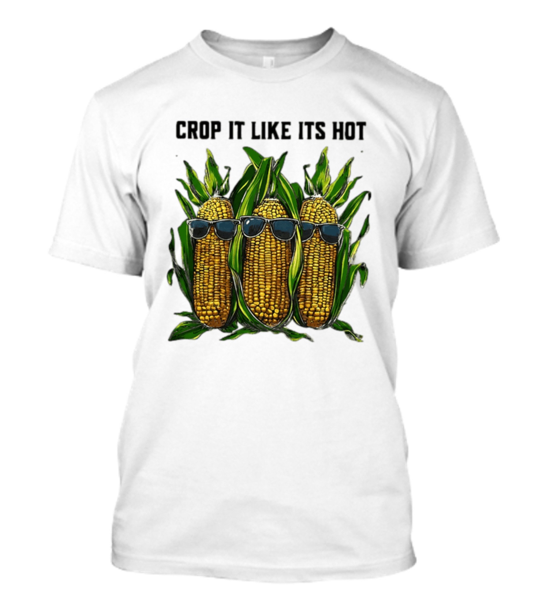 Crop It Like It's Hot Corn Sunglasses T-Shirt