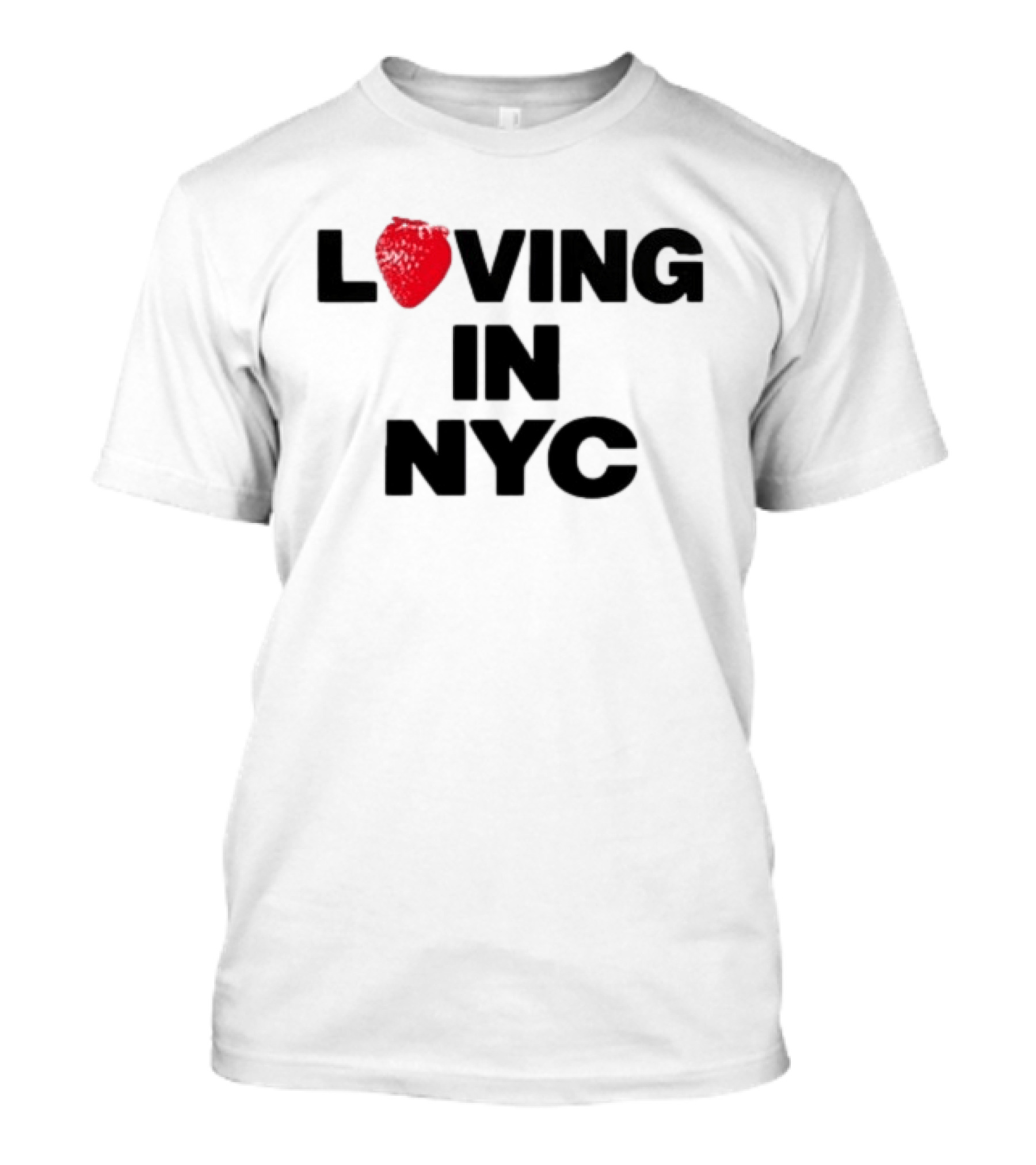 Olivia Dean Loving In NYC Tour 2026 Strawberry Heart Edition T-Shirt