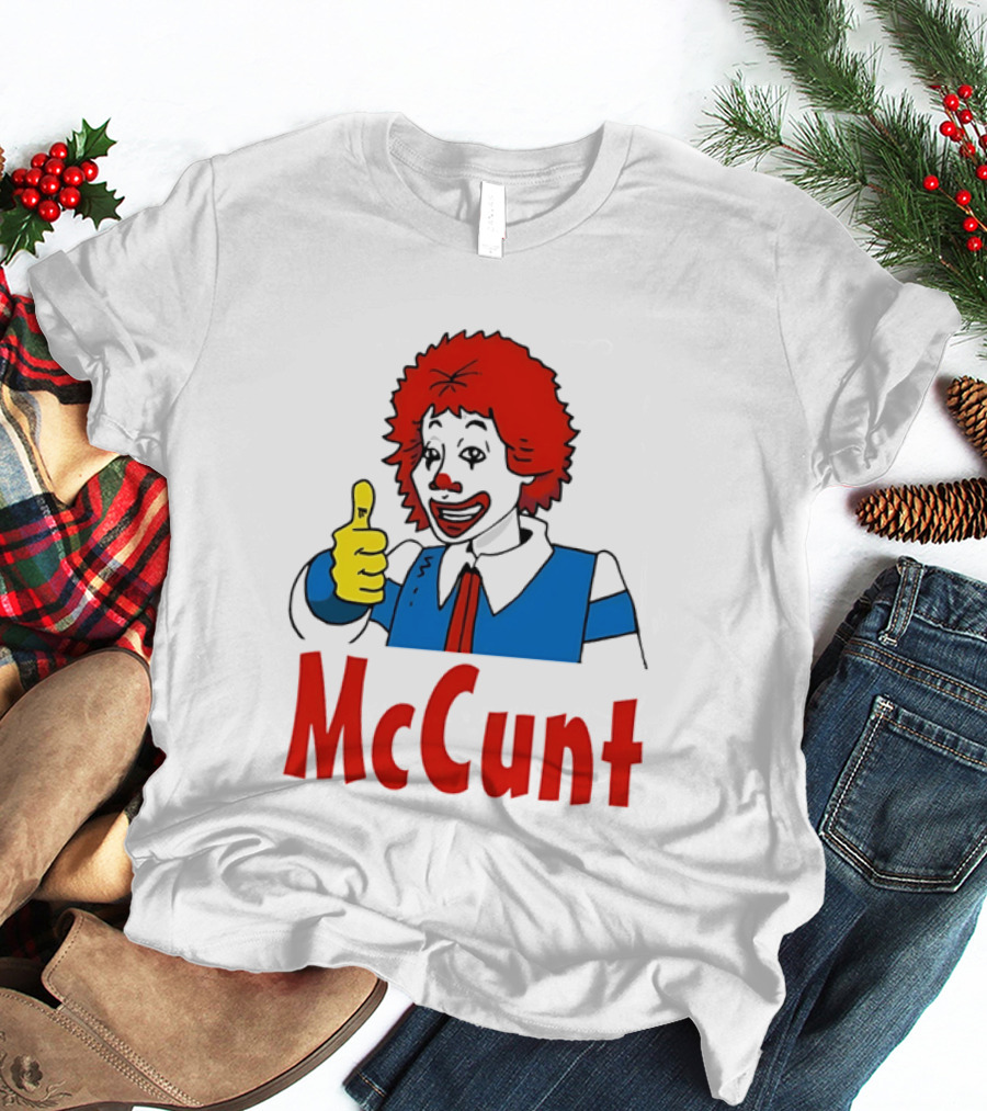 Ronald McDonald McCunt Thumbs Up Red Hair Blue Outfit T-Shirt