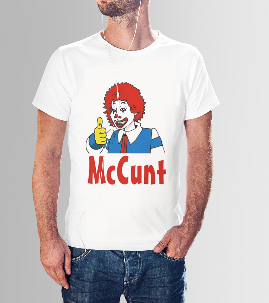 Ronald McDonald McCunt Thumbs Up Red Hair Blue Outfit T-Shirt
