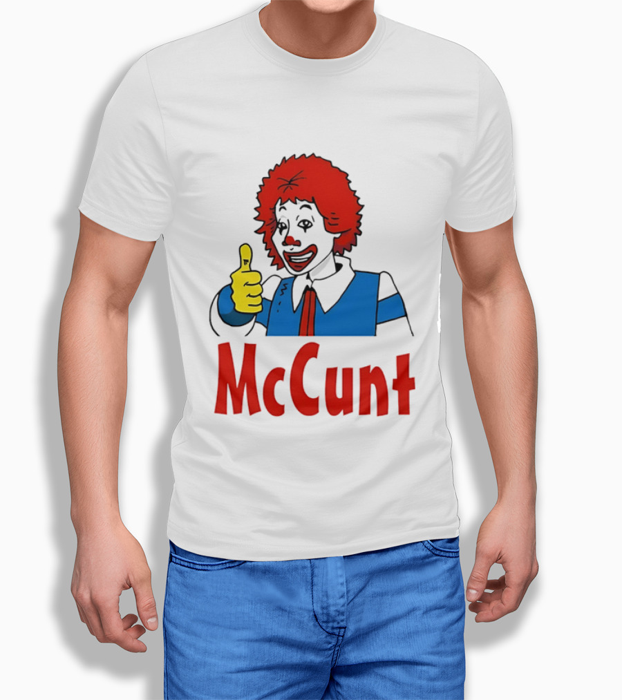 Ronald McDonald McCunt Thumbs Up Red Hair Blue Outfit T-Shirt
