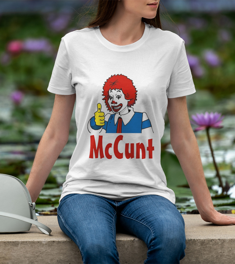 Ronald McDonald McCunt Thumbs Up Red Hair Blue Outfit T-Shirt