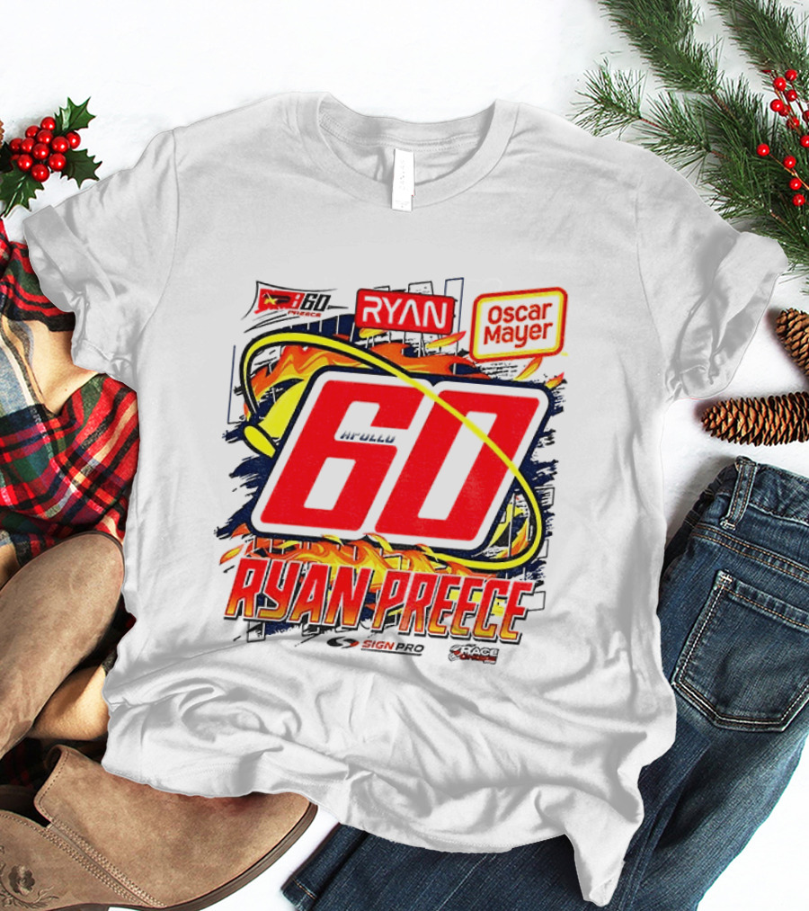 Ryan Preece NASCAR 60 Oscar Mayer Racing Sport McWills T-Shirt
