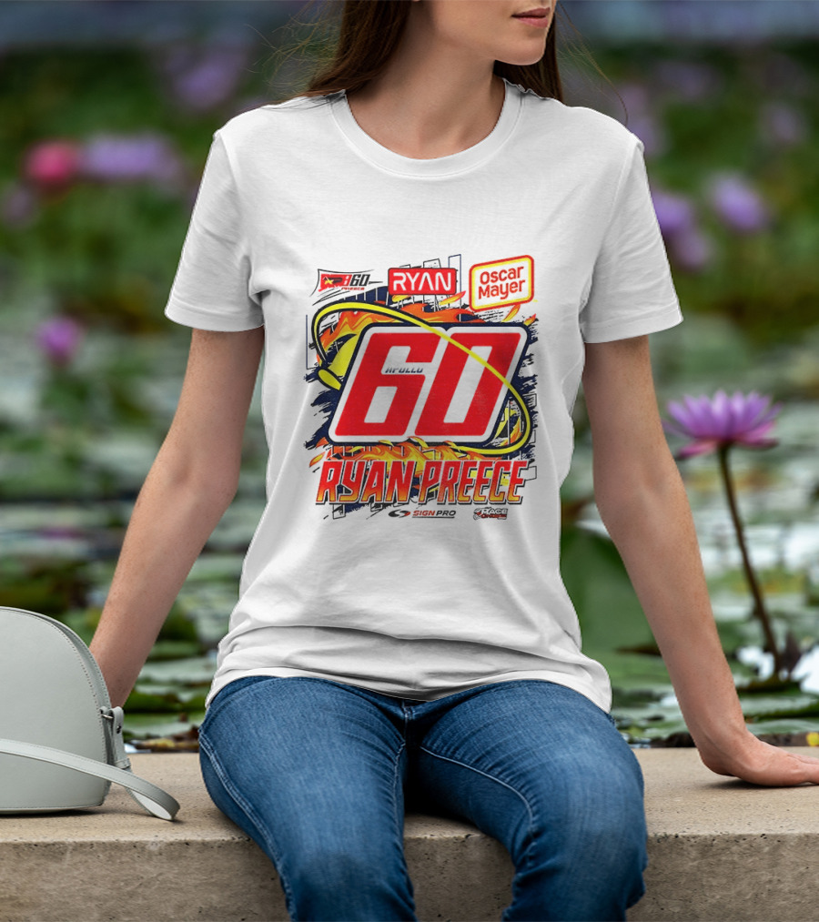 Ryan Preece NASCAR 60 Oscar Mayer Racing Sport McWills T-Shirt