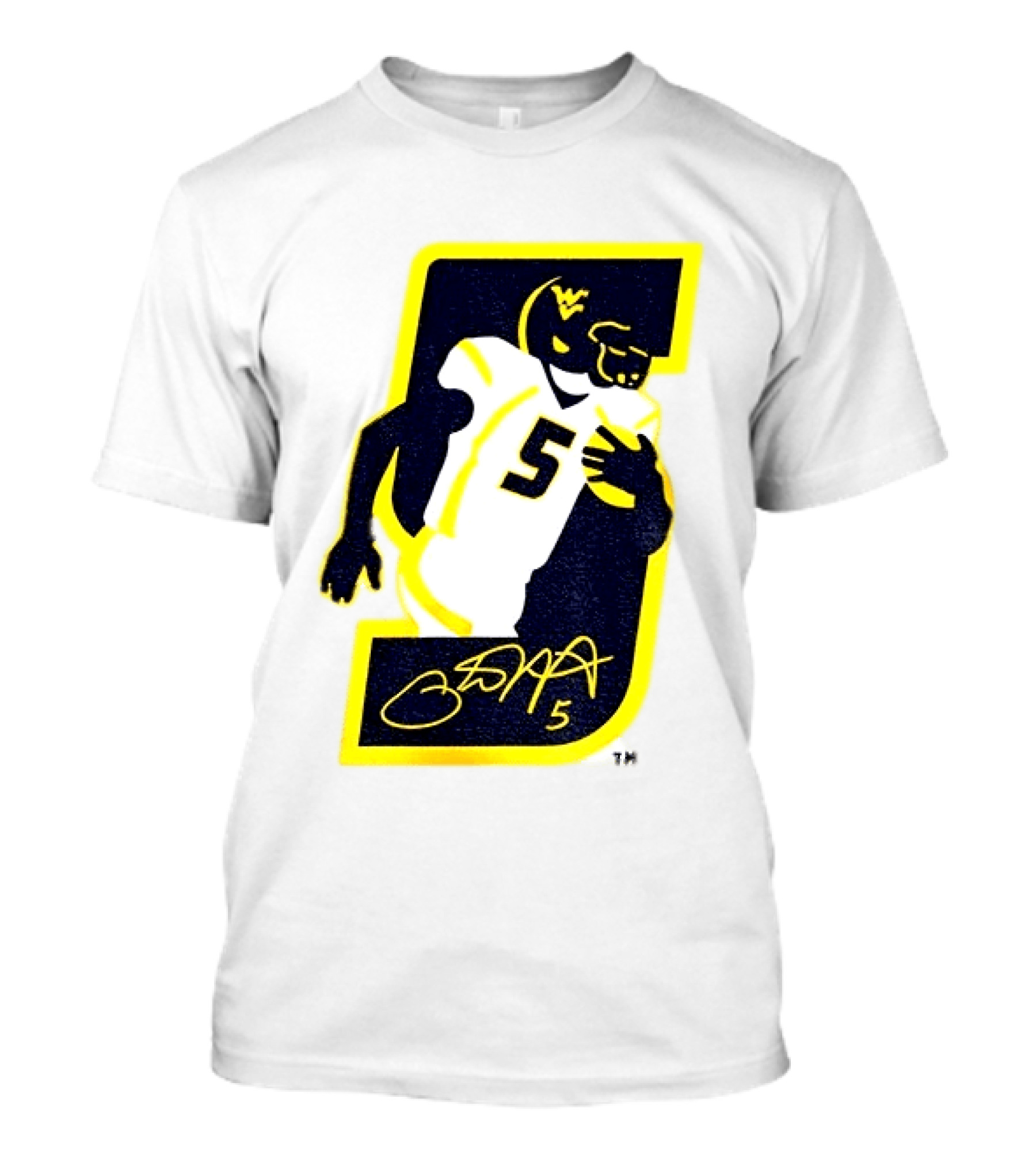 Thank You Pat White 5 West Virginia Mountaineers Retirement 84 T-Shirt