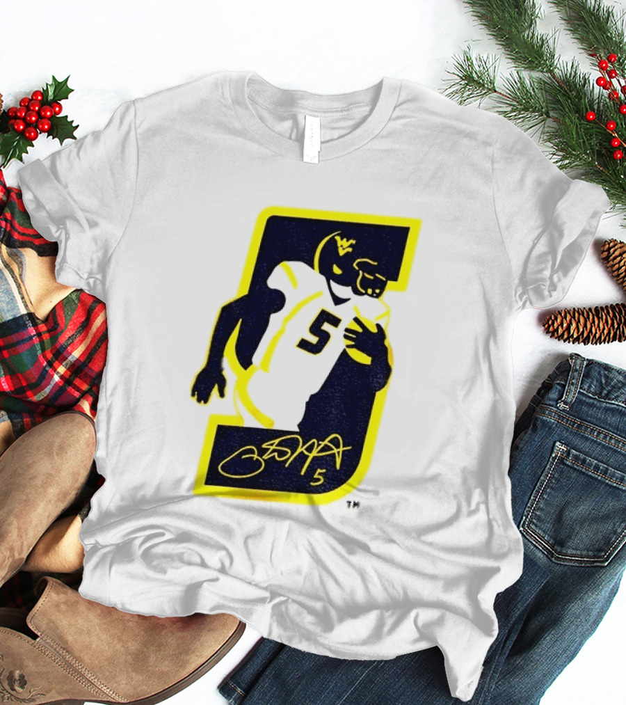 Thank You Pat White 5 West Virginia Mountaineers Retirement 84 T-Shirt