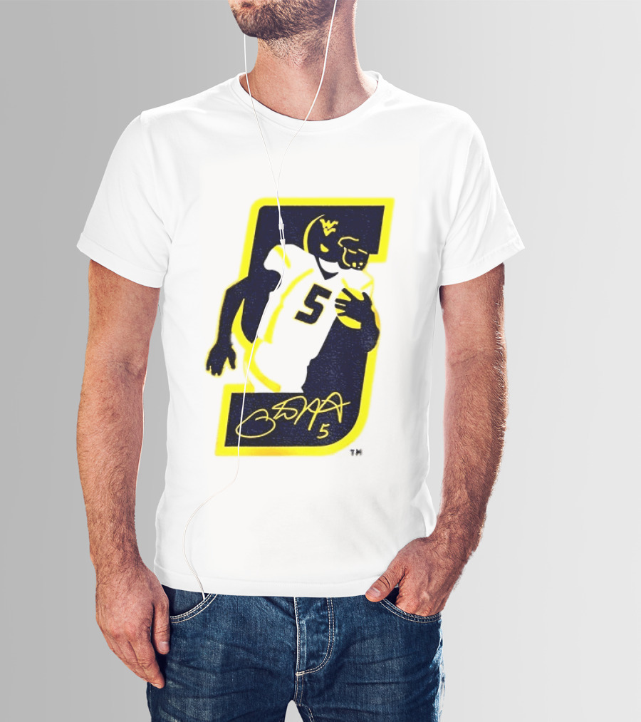 Thank You Pat White 5 West Virginia Mountaineers Retirement 84 T-Shirt