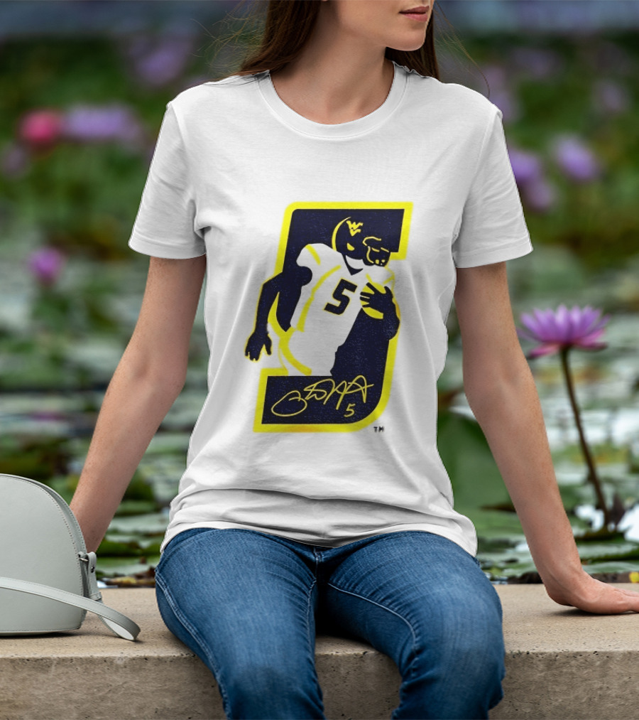 Thank You Pat White 5 West Virginia Mountaineers Retirement 84 T-Shirt