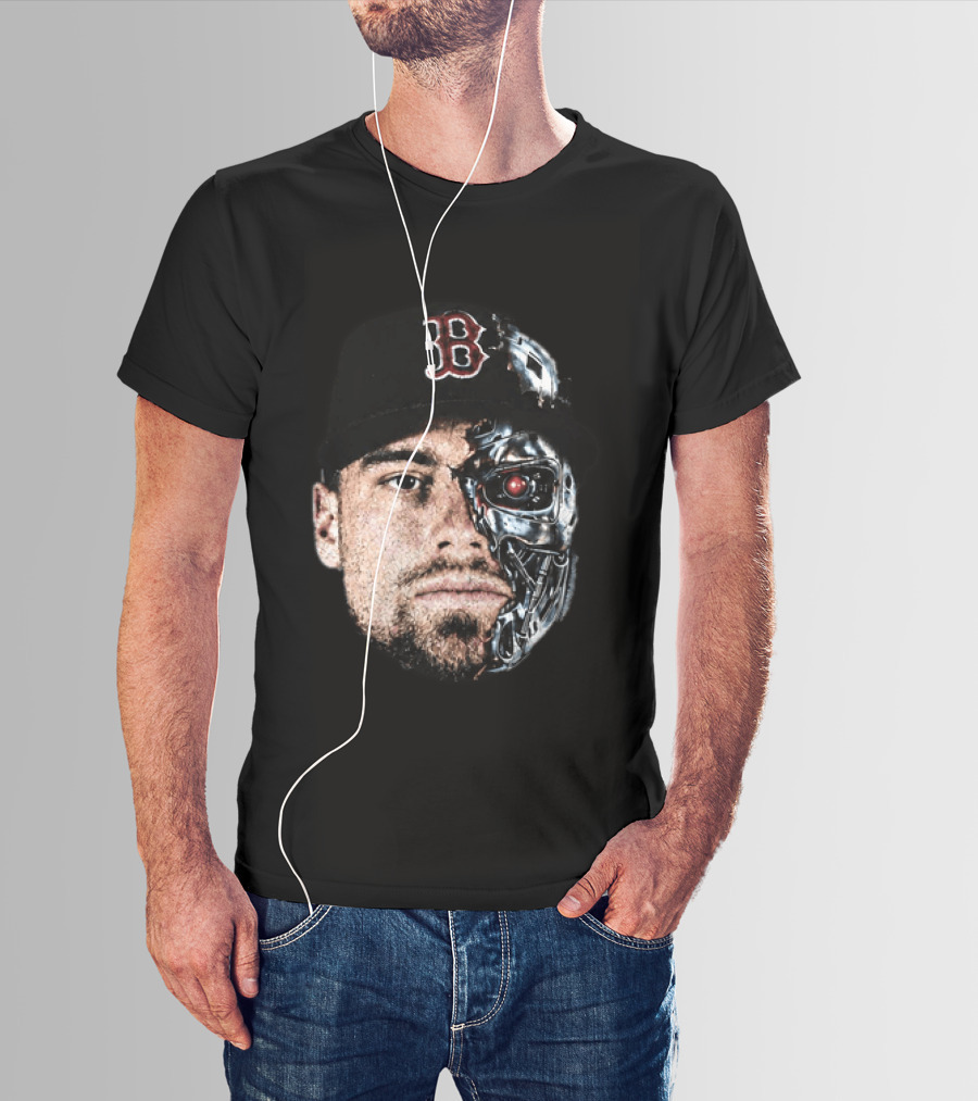 Caleb Durbin Terminator Face Boston Cap Robo Fusion T-Shirt