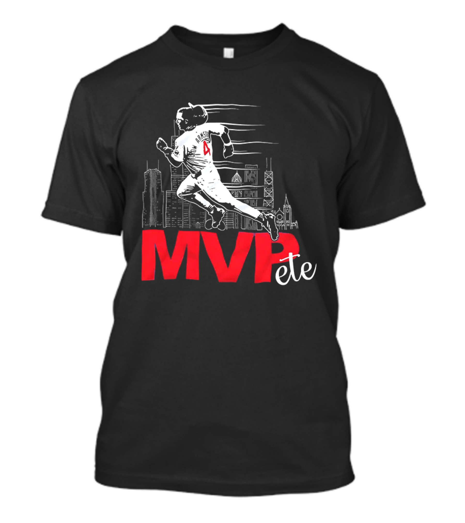 Chicago Northside Baseball MVPete Skyline Running Player T-Shirt