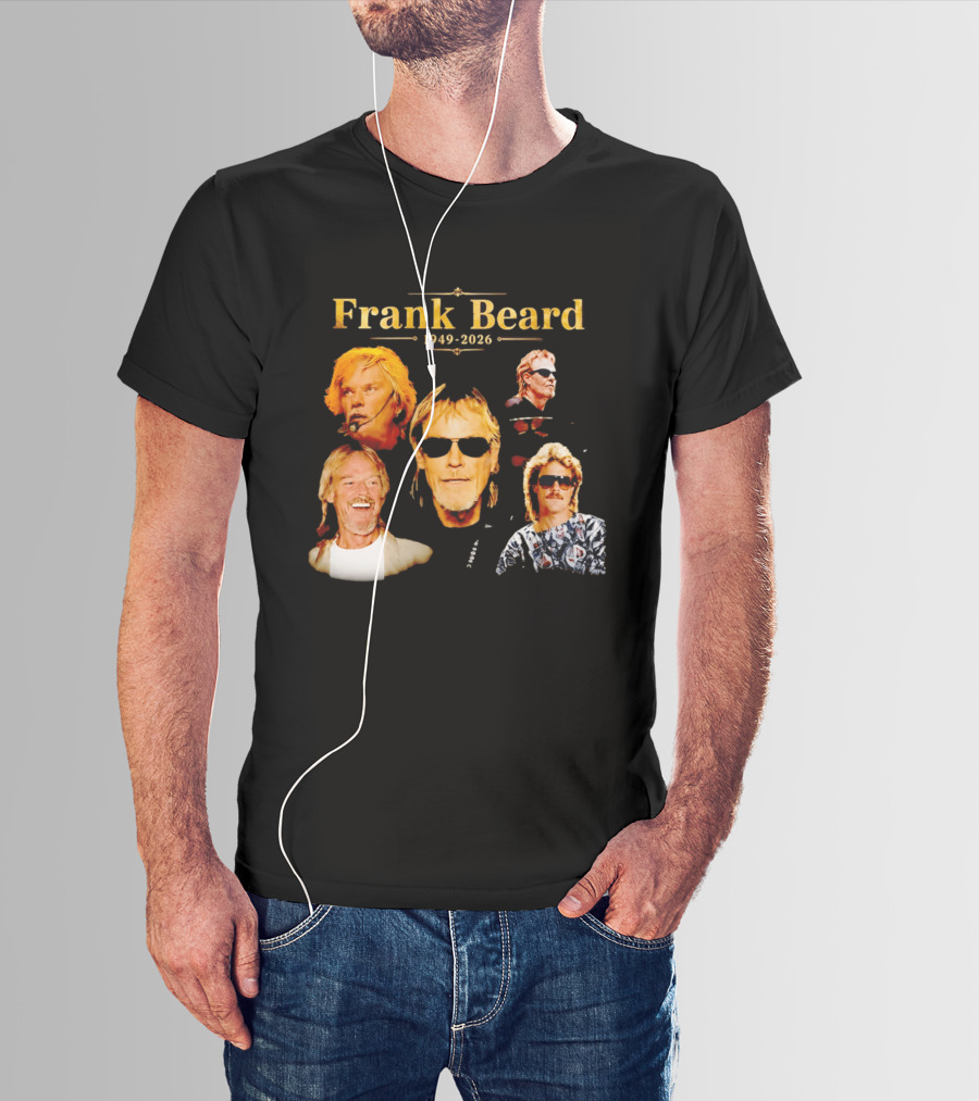 Frank Beard 1949 2026 Memorial Collage T-Shirt
