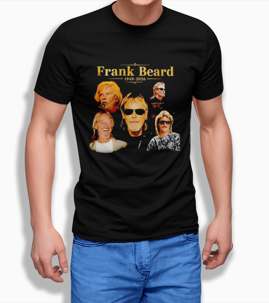 Frank Beard 1949 2026 Memorial Collage T-Shirt