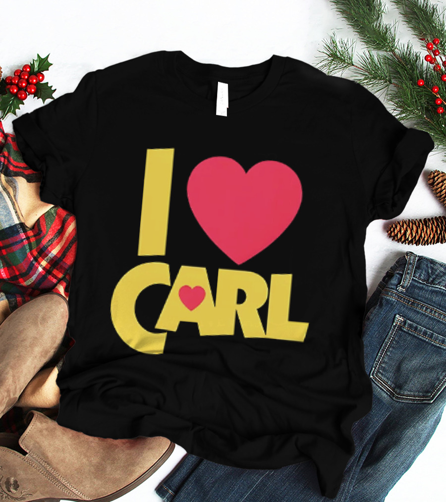 I Love Carl Heart Dungeon Crawler T-Shirt