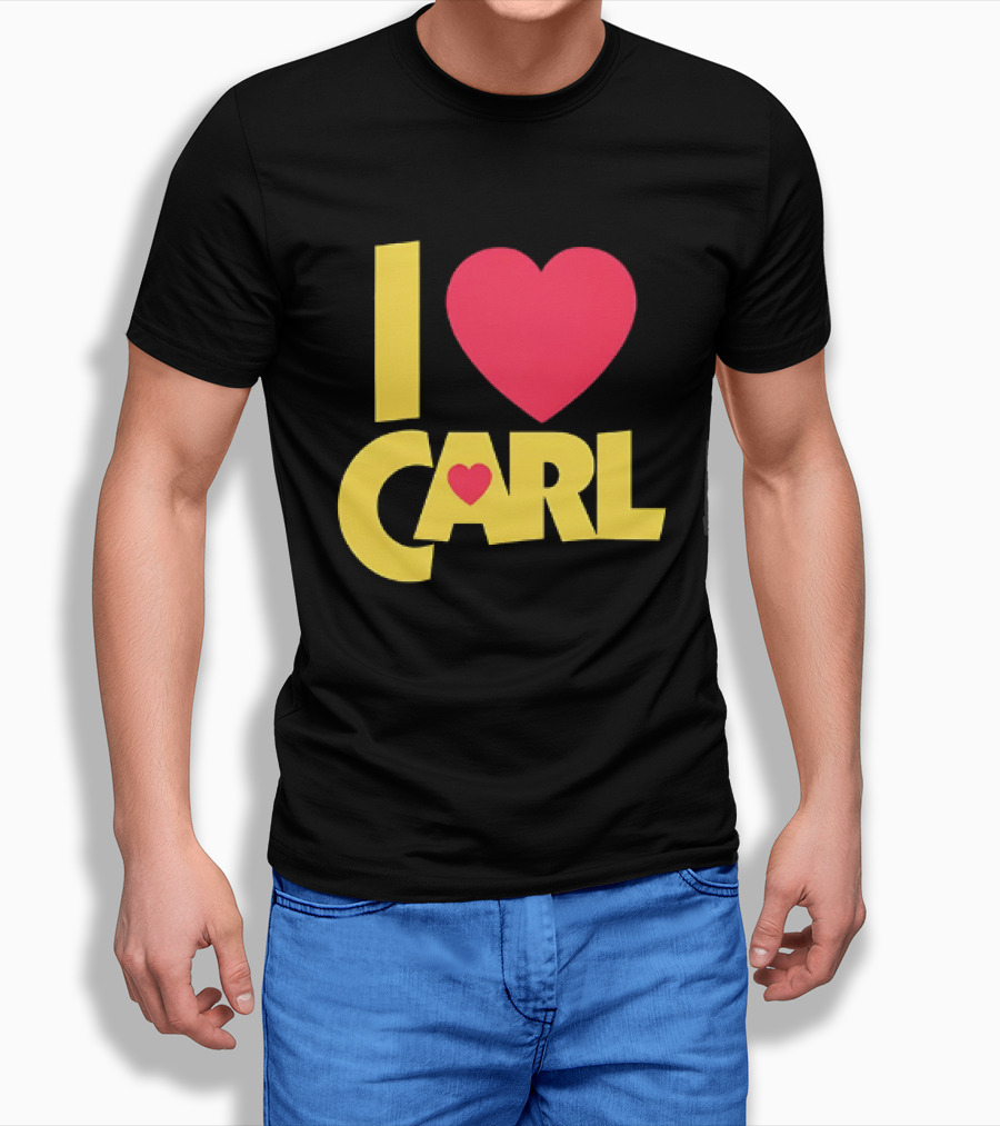 I Love Carl Heart Dungeon Crawler T-Shirt