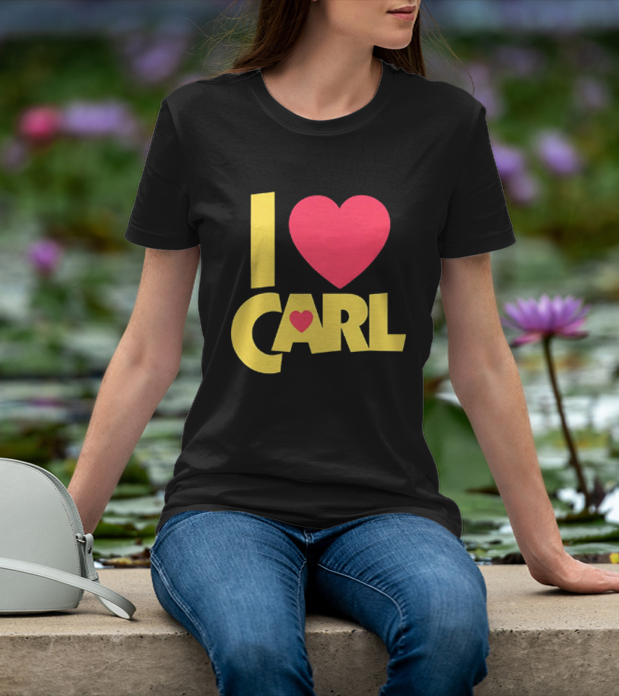 I Love Carl Heart Dungeon Crawler T-Shirt
