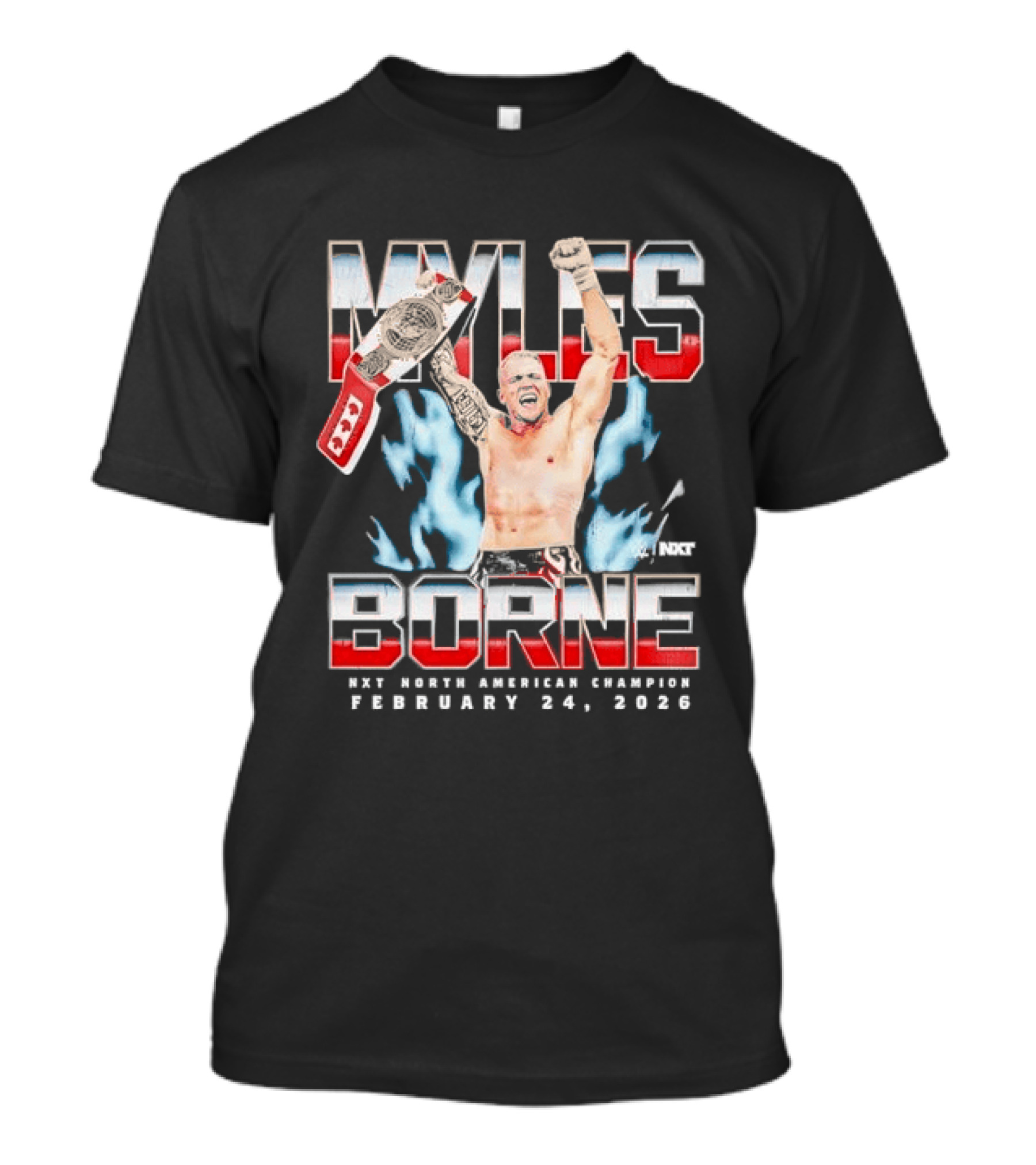 Myles Borne NXT North American Champion February 24 2026 T-Shirt