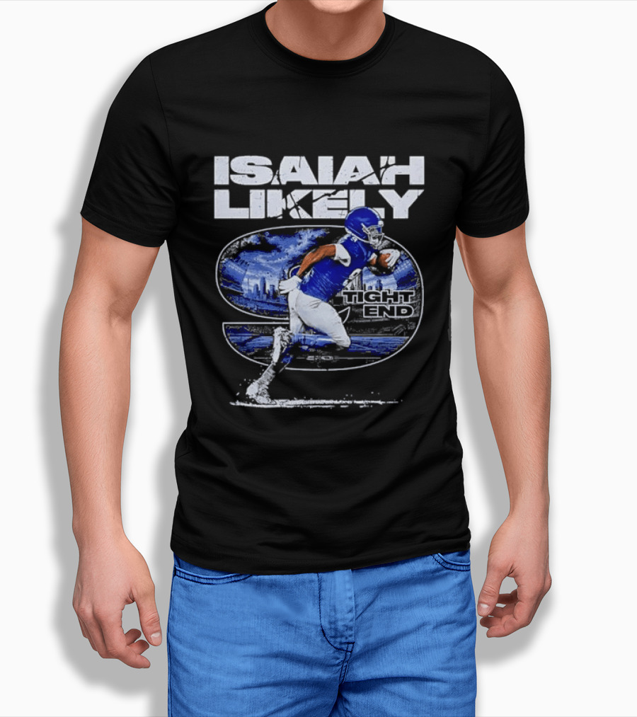 Isaiah Likely Tight End New York Giants Player T-Shirt