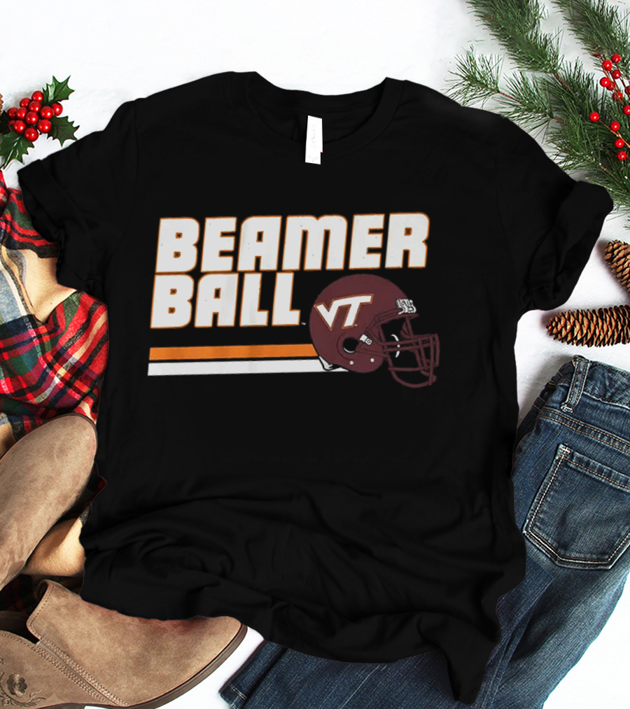 Beamer Ball VT Football Virginia Tech Frank Beamer Coach T-Shirt