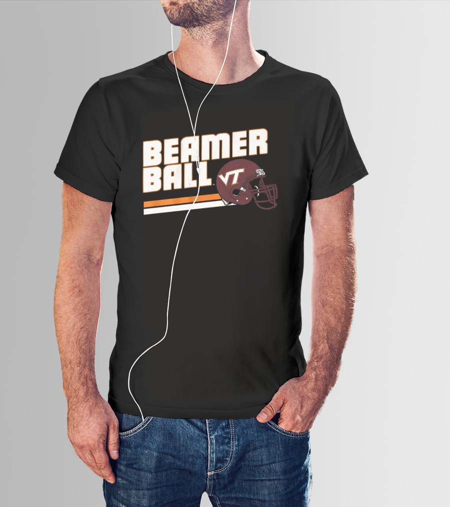Beamer Ball VT Football Virginia Tech Frank Beamer Coach T-Shirt