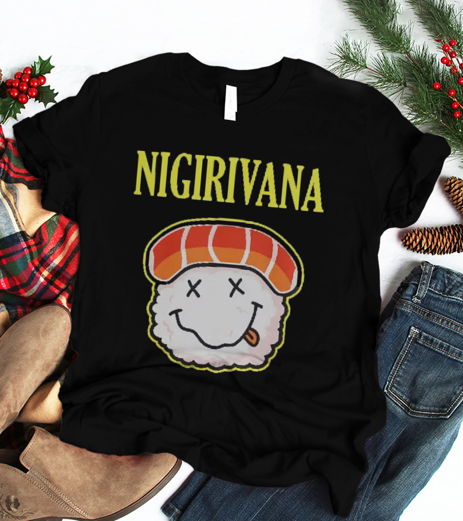 Nigirivana Sushi Nigiri Smile Face T-Shirt