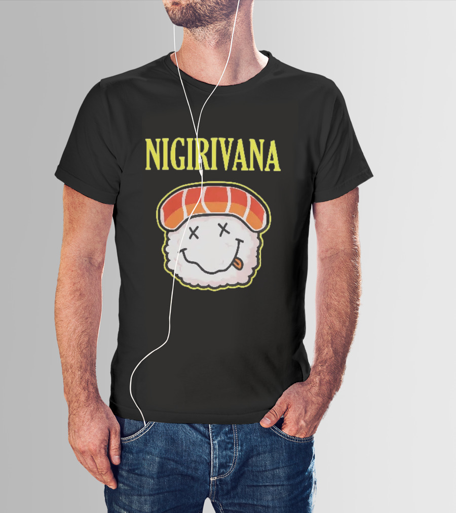 Nigirivana Sushi Nigiri Smile Face T-Shirt