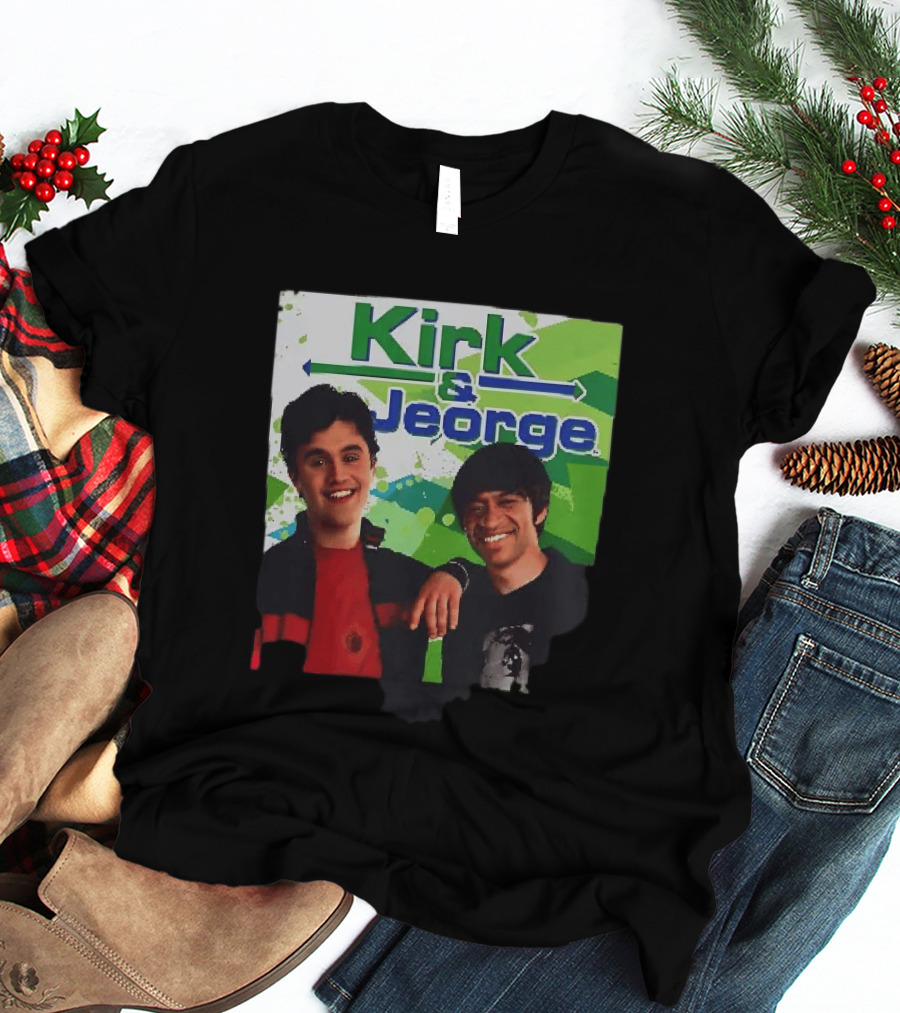 Kirk & Jeorge Drake & Josh TV Show Inspired Green T-Shirt