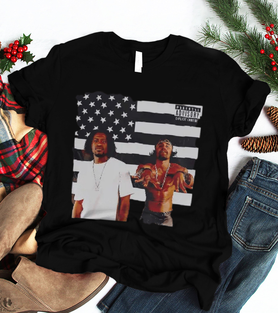 OutKirk Kirk X Floyd American Flag Explicit Content T-Shirt