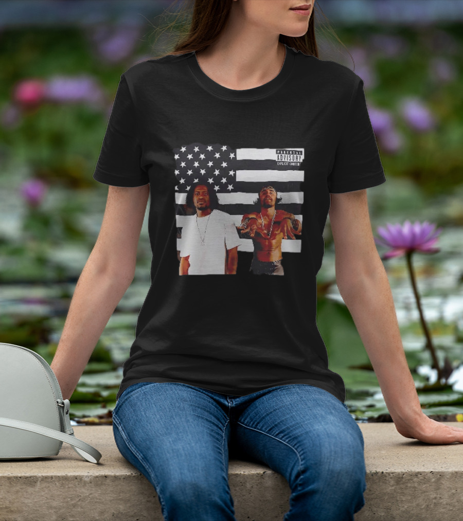 OutKirk Kirk X Floyd American Flag Explicit Content T-Shirt